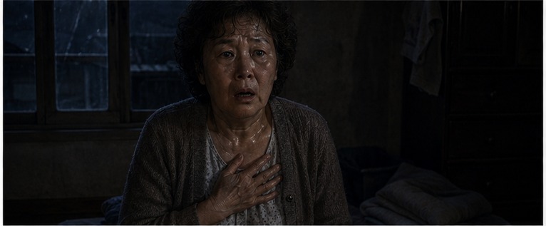 새벽 다섯 시, 수화기를 드는 어머니의 손
